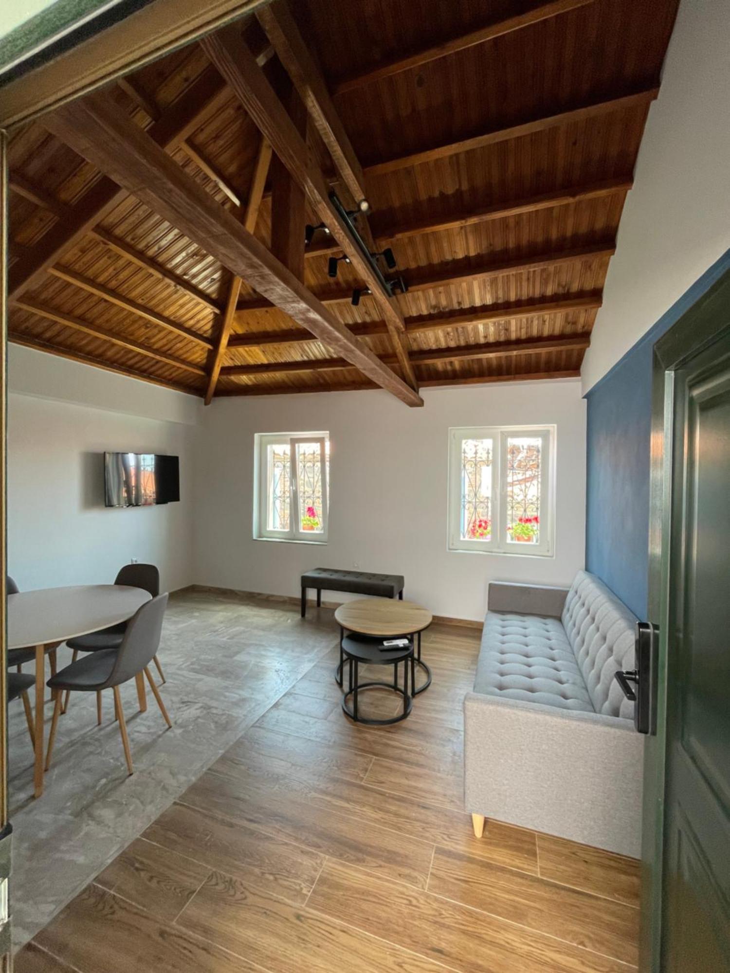 Q Apartments Molyvos 米蒂姆纳 外观 照片