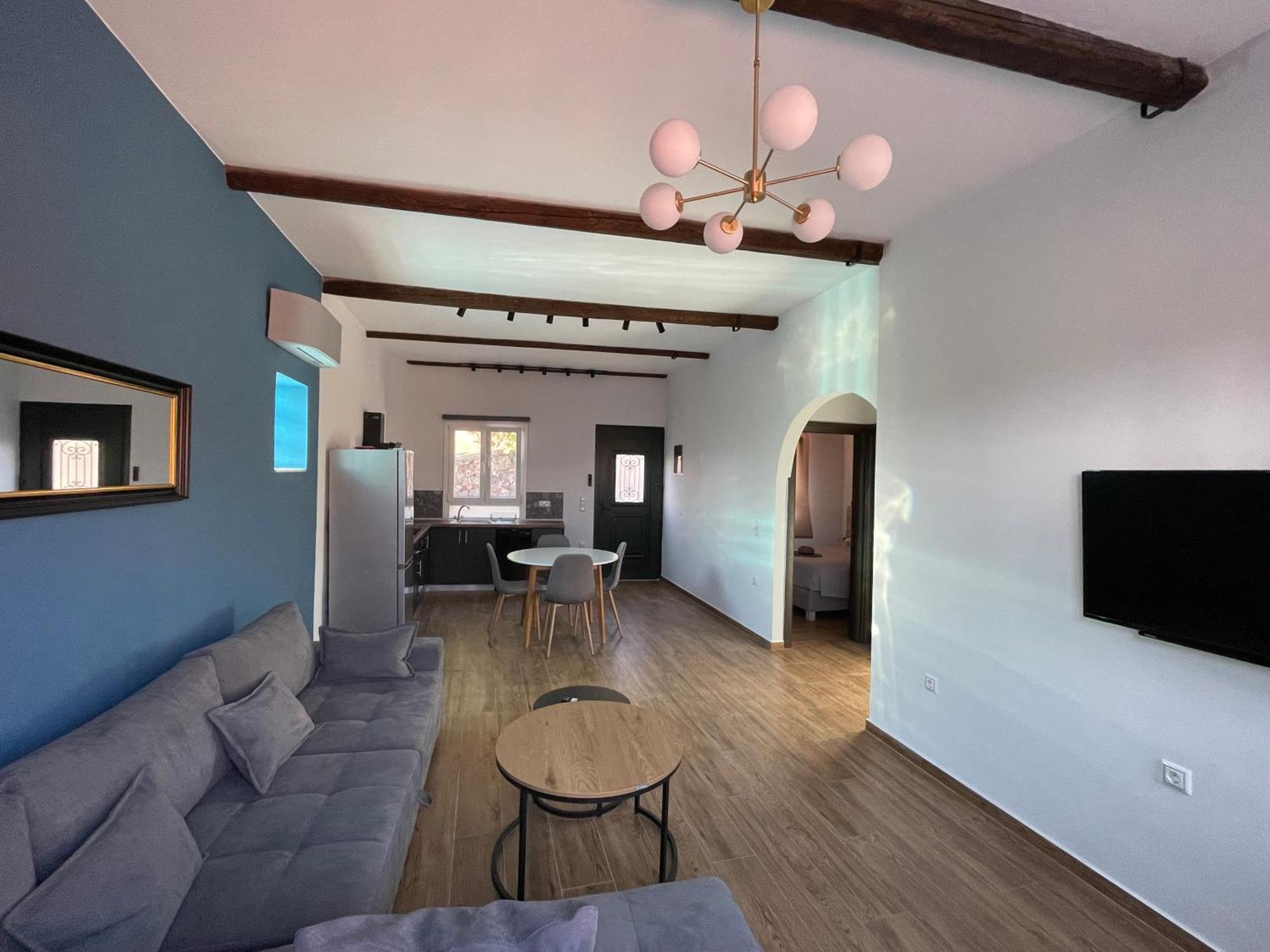 Q Apartments Molyvos 米蒂姆纳 外观 照片